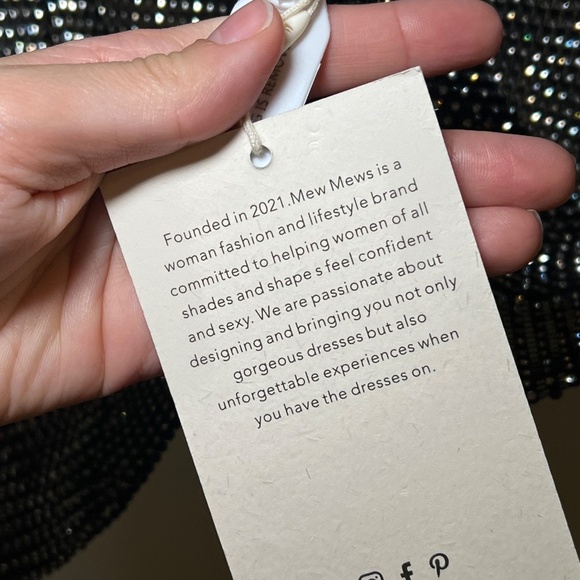 BNWT Mewmews Diamond Mesh Mini Festival Party Skirt - Picture 5 of 6